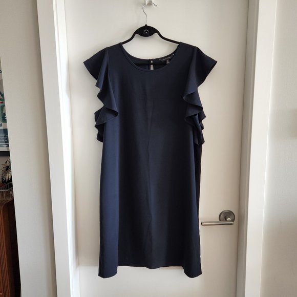 Banana Republic Navy Blue Shift Dress - Picture 4 of 6